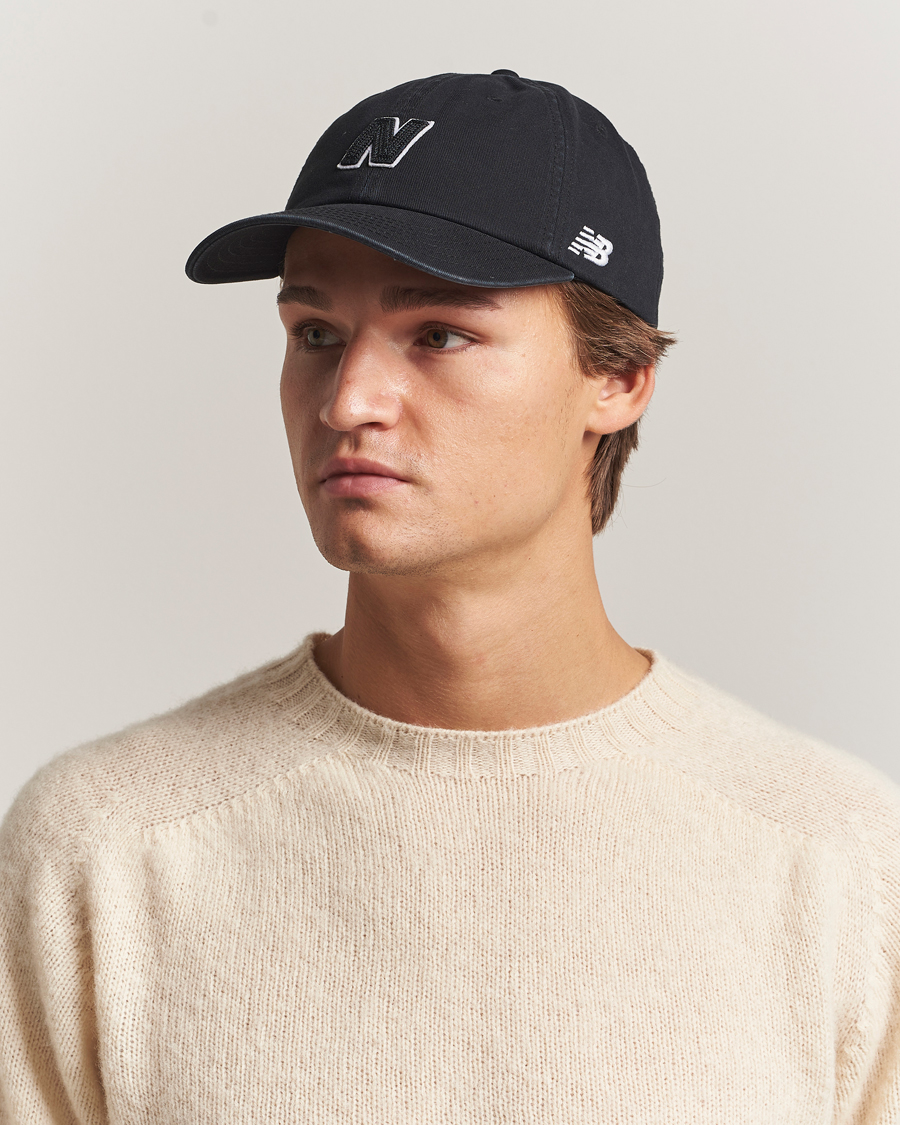 Men | Hats & Caps | New Balance | Block N Cap Black