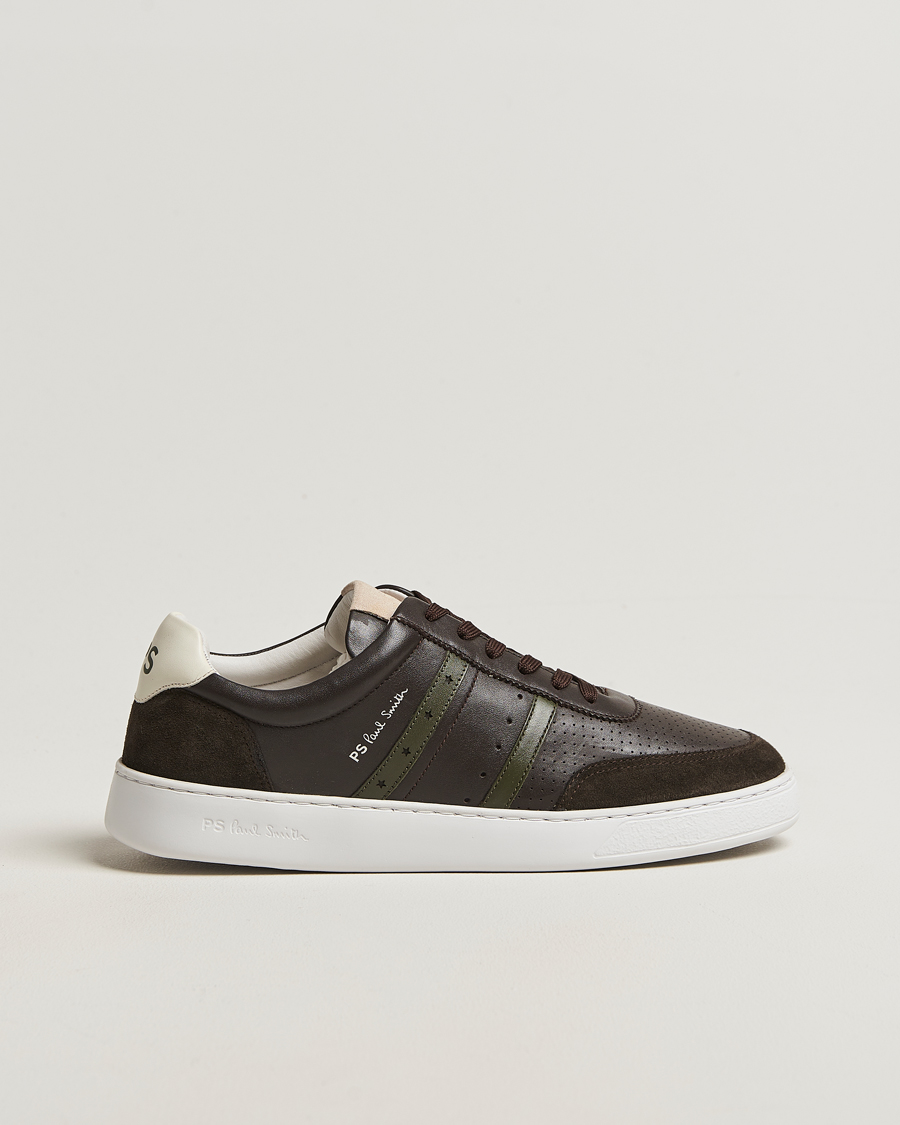 Men | Sneakers | PS Paul Smith | Birch Leather/Suede Sneaker Brown