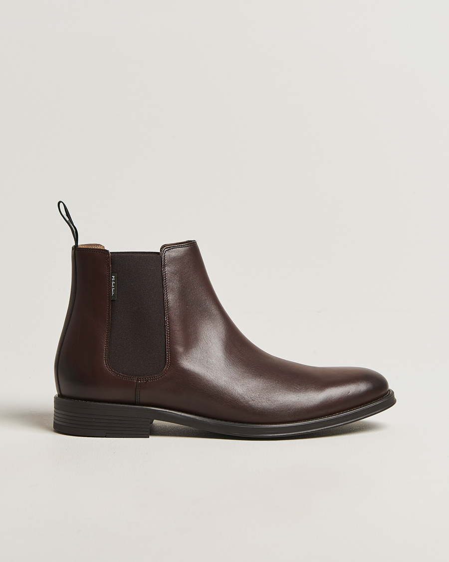 Men | Boots | PS Paul Smith | Augustus Leather Chelsea Boot Brown