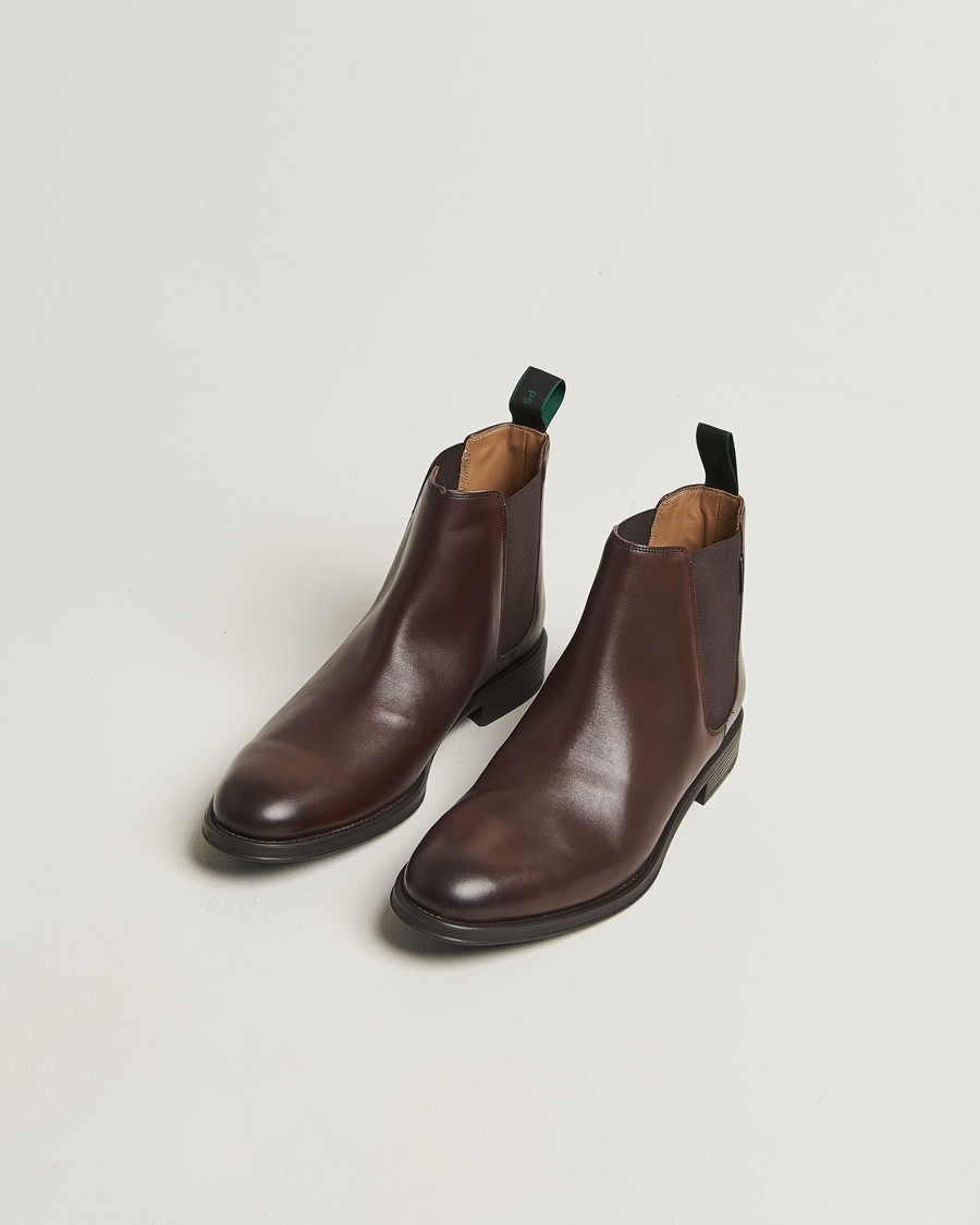Men | Boots | PS Paul Smith | Augustus Leather Chelsea Boot Brown