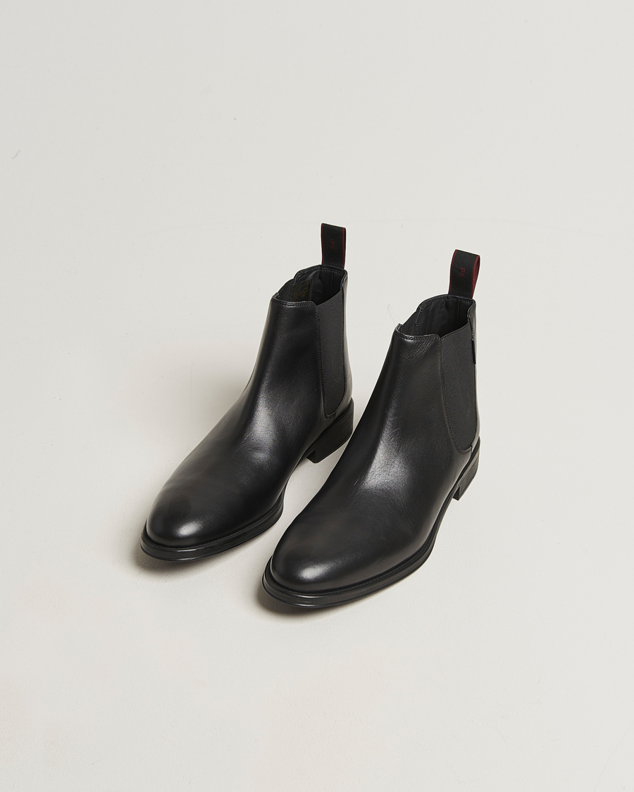 Men | Boots | PS Paul Smith | Augustus Leather Chelsea Boot Black