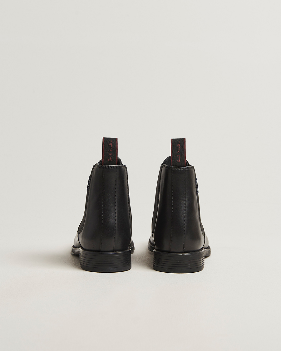 Men | Boots | PS Paul Smith | Augustus Leather Chelsea Boot Black