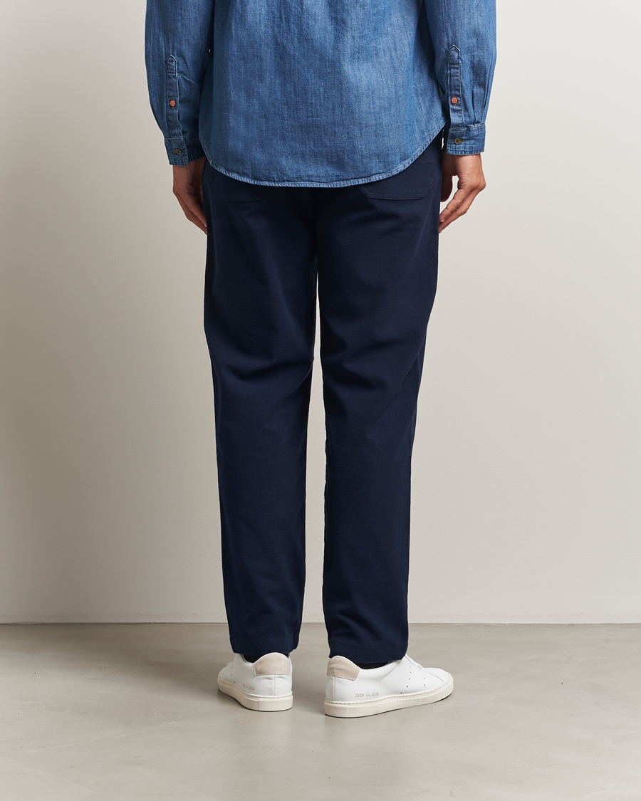 Men | Trousers | PS Paul Smith | Cotton Worker Pants Blue