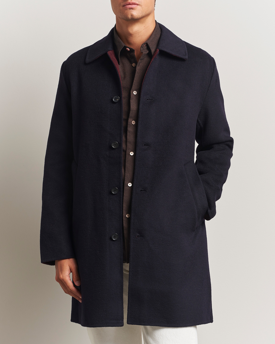 Men | Coats & Jackets | PS Paul Smith | Wool Coat Dark Blue