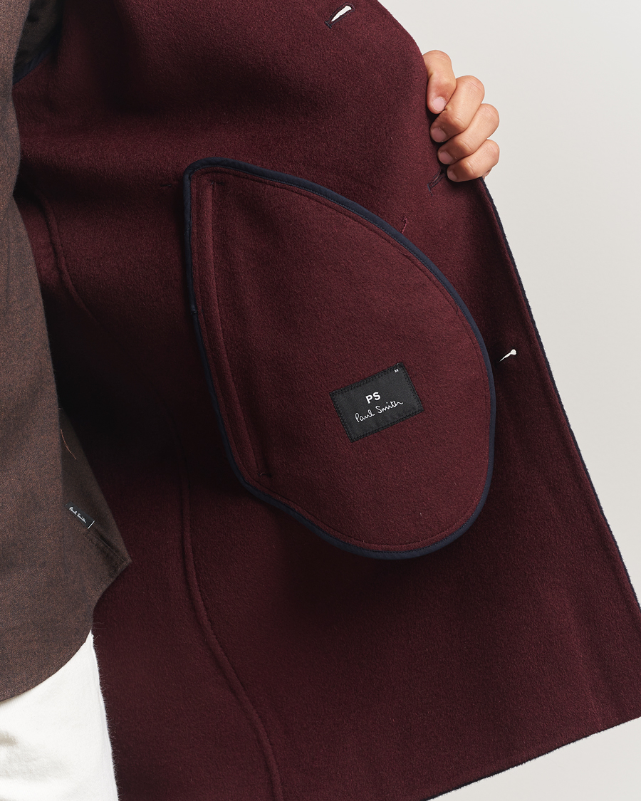 Men | Coats & Jackets | PS Paul Smith | Wool Coat Dark Blue