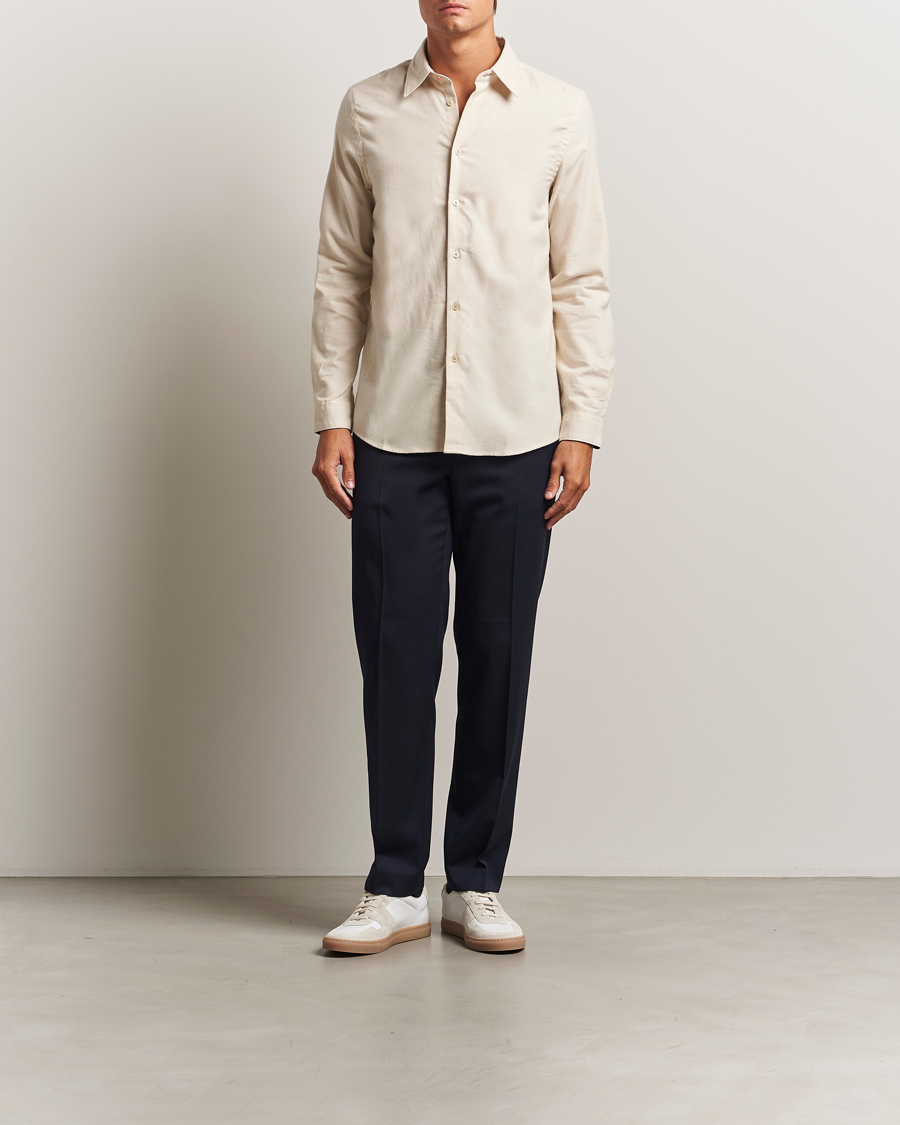 Men | Shirts | PS Paul Smith | Brushed Cotton/Wool Shirt Off White