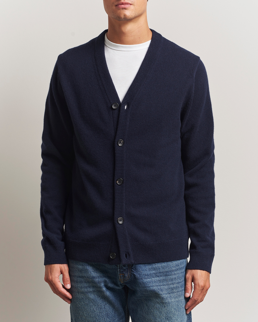 Men | Sweaters & Knitwear | PS Paul Smith | Merino Knitted Cardigan Blue