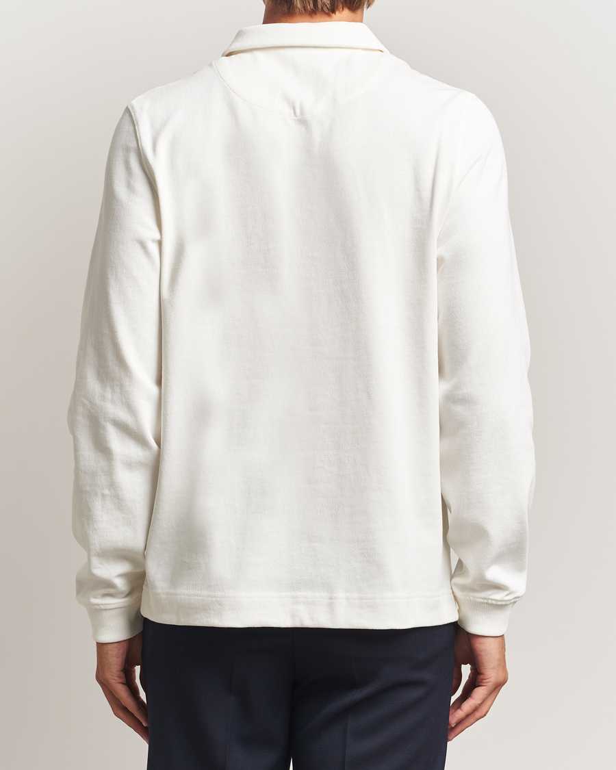 Men | Sweaters & Knitwear | PS Paul Smith | Cotton Logo Rugby Sweater White