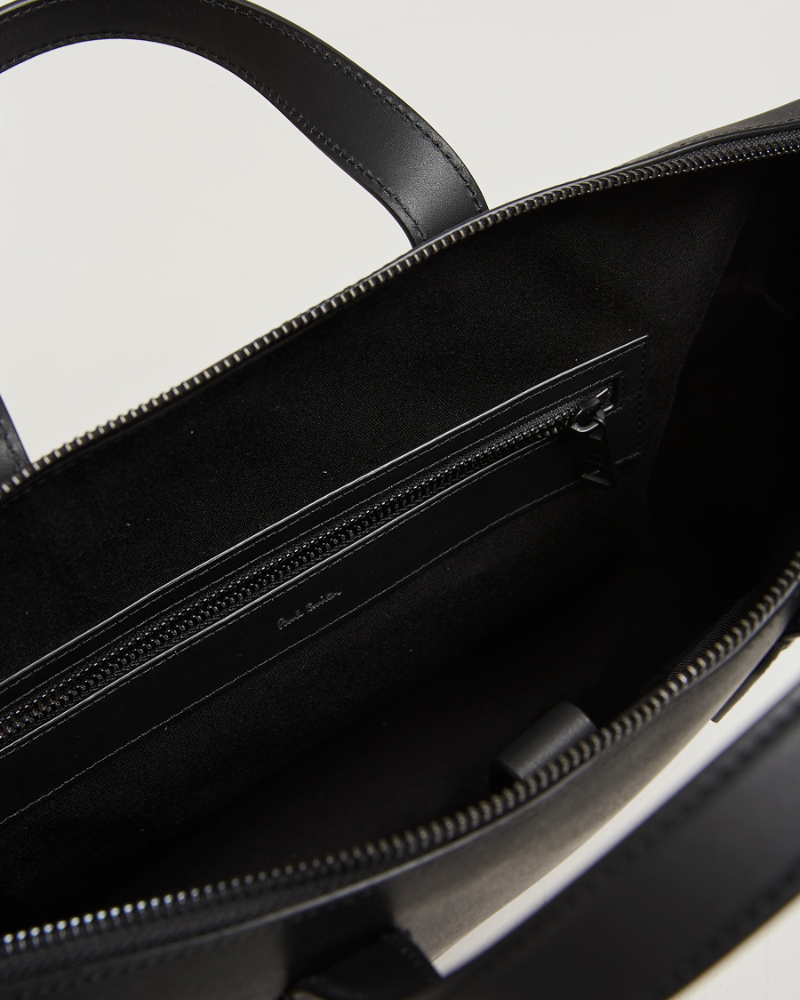 Men | Bags | Paul Smith | Leather Briefcase Black
