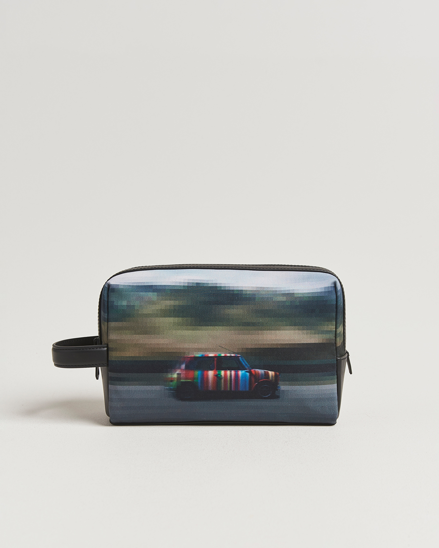 Men | Bags | Paul Smith | Leather Mini Washbag Black Multi