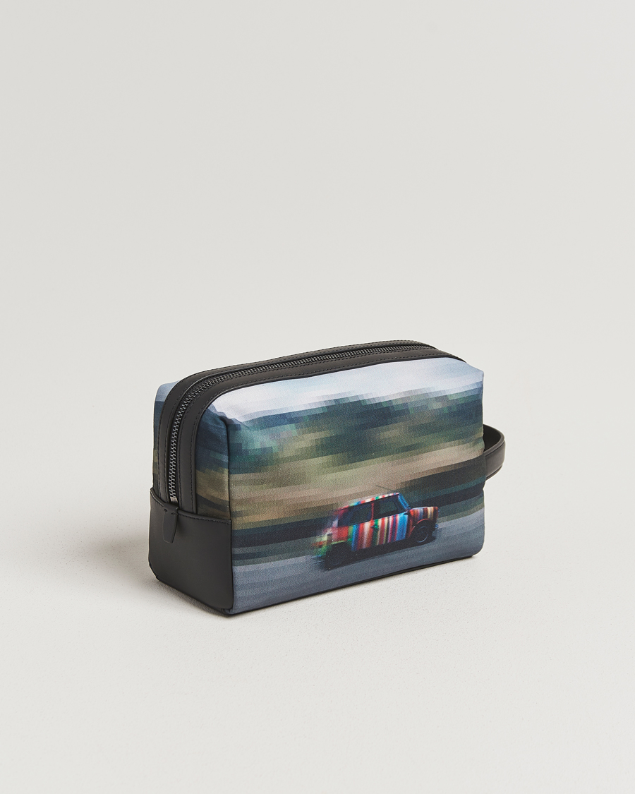 Men | Bags | Paul Smith | Leather Mini Washbag Black Multi