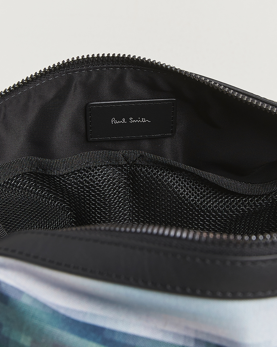 Men | Bags | Paul Smith | Leather Mini Washbag Black Multi