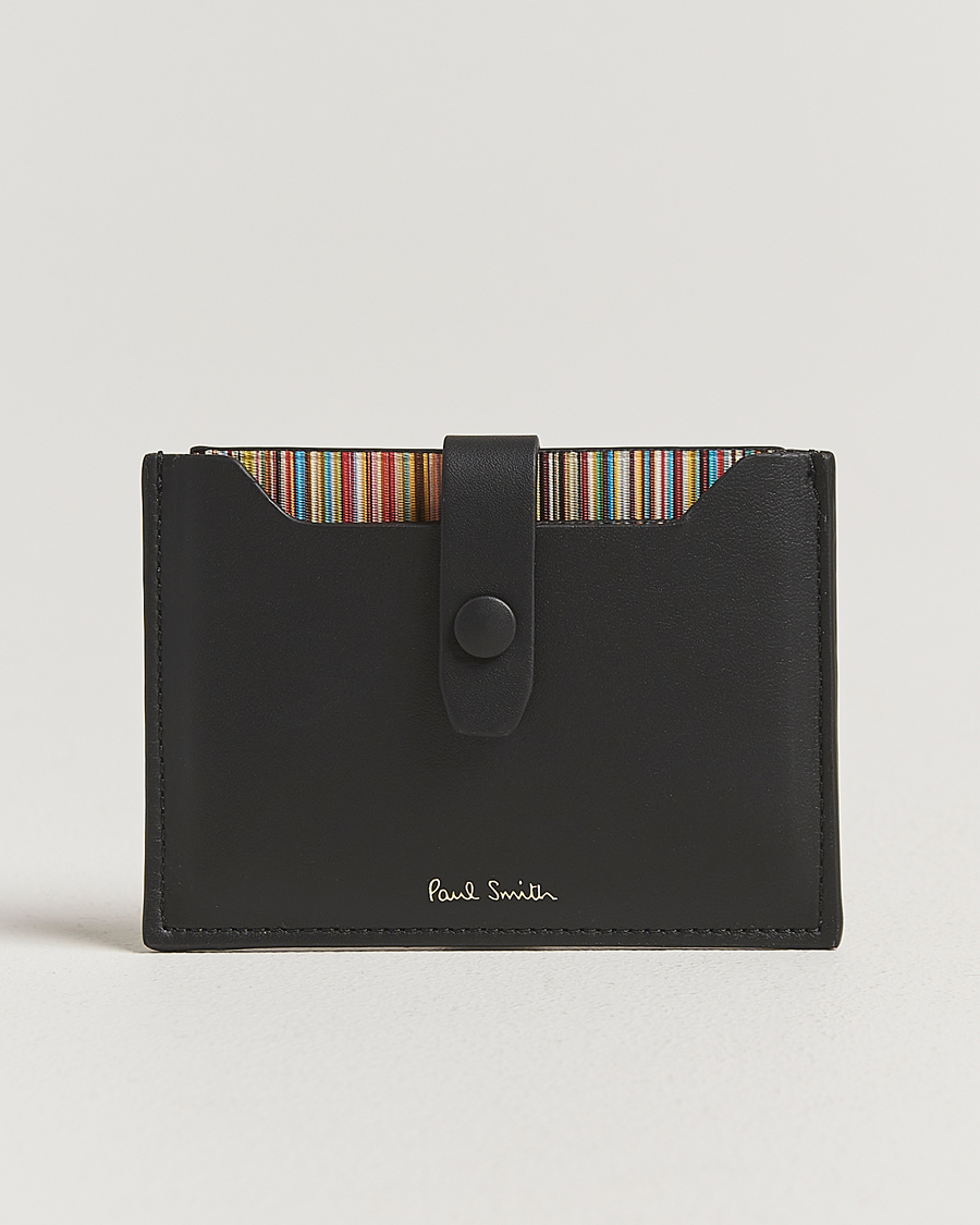 Men | Wallets | Paul Smith | Signature Stripe Card Wallet Multi