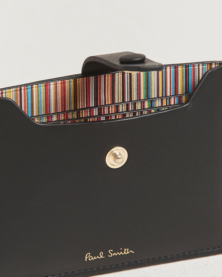 Men | Wallets | Paul Smith | Signature Stripe Card Wallet Multi