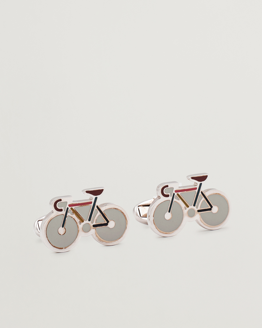 Men | Cufflinks | Paul Smith | Bike Cufflink Silver