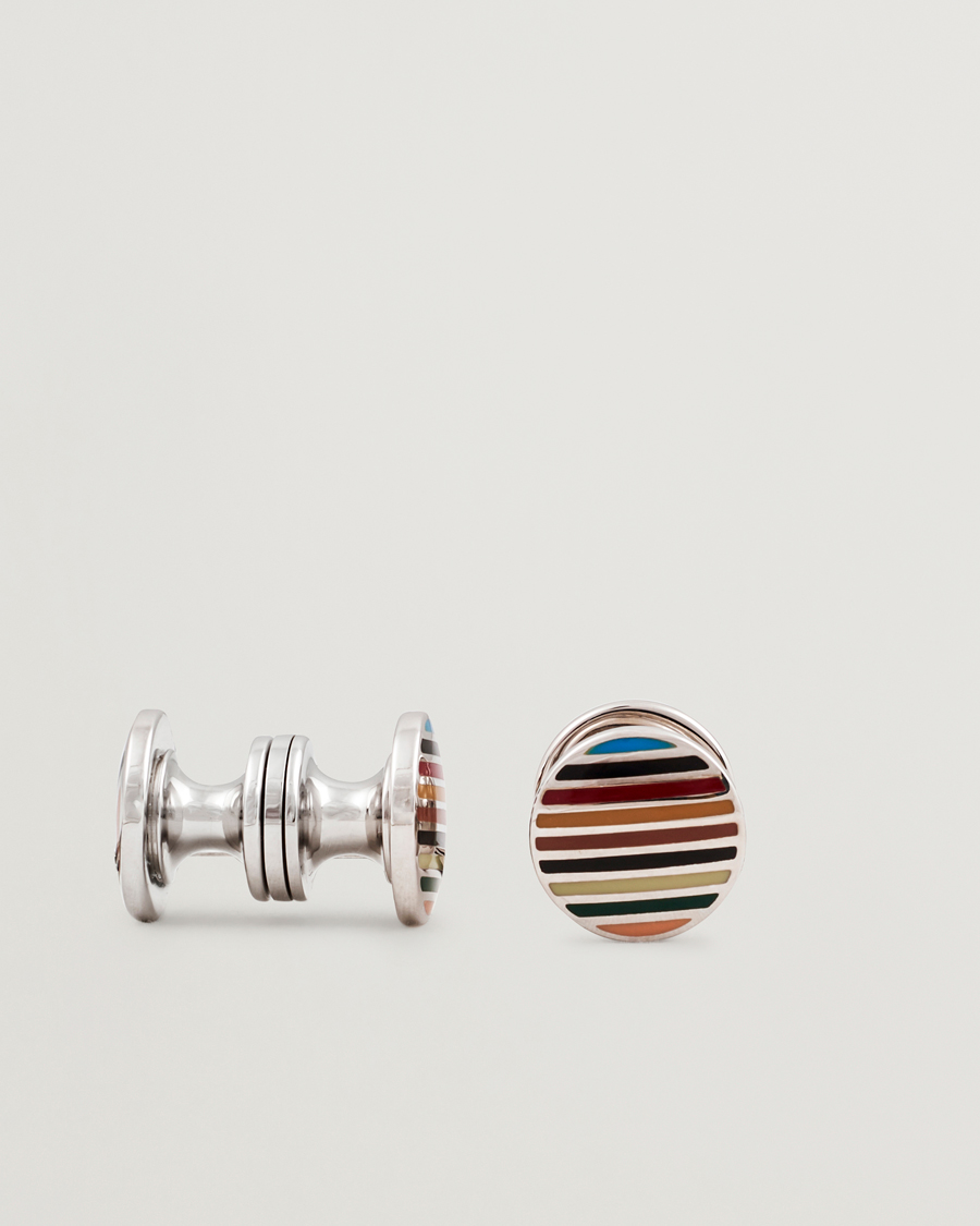 Men | Cufflinks | Paul Smith | Signature Pop Cufflink Silver