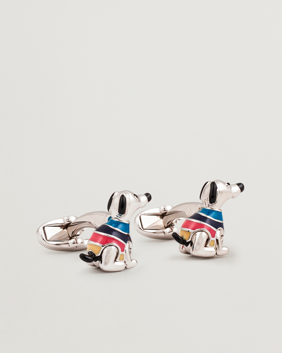 Men | Cufflinks | Paul Smith | Signature Dog Cufflink Silver