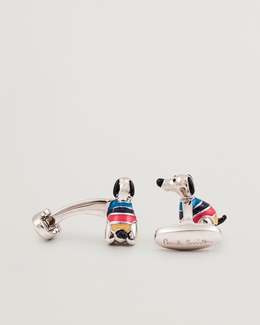 Men | Cufflinks | Paul Smith | Signature Dog Cufflink Silver