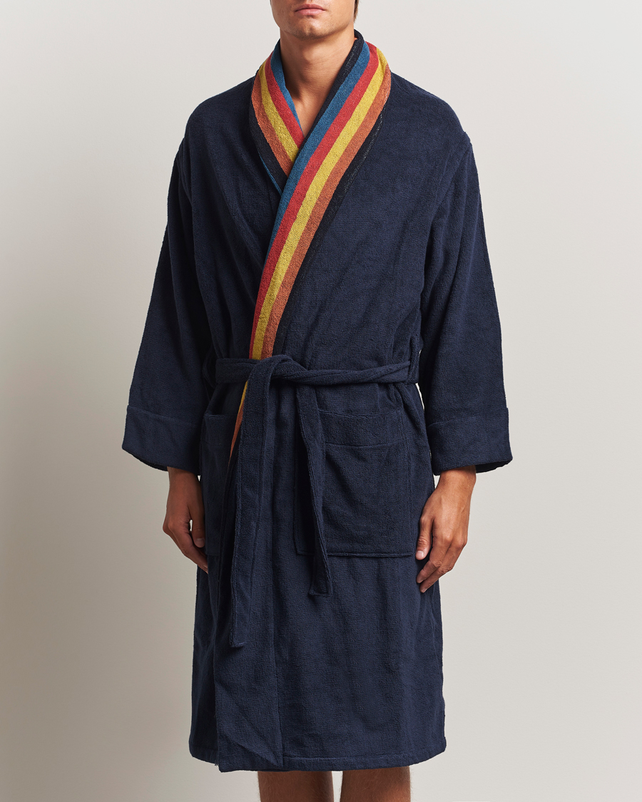 Men | Pyjamas & Robes | Paul Smith | Artist Robe Navy