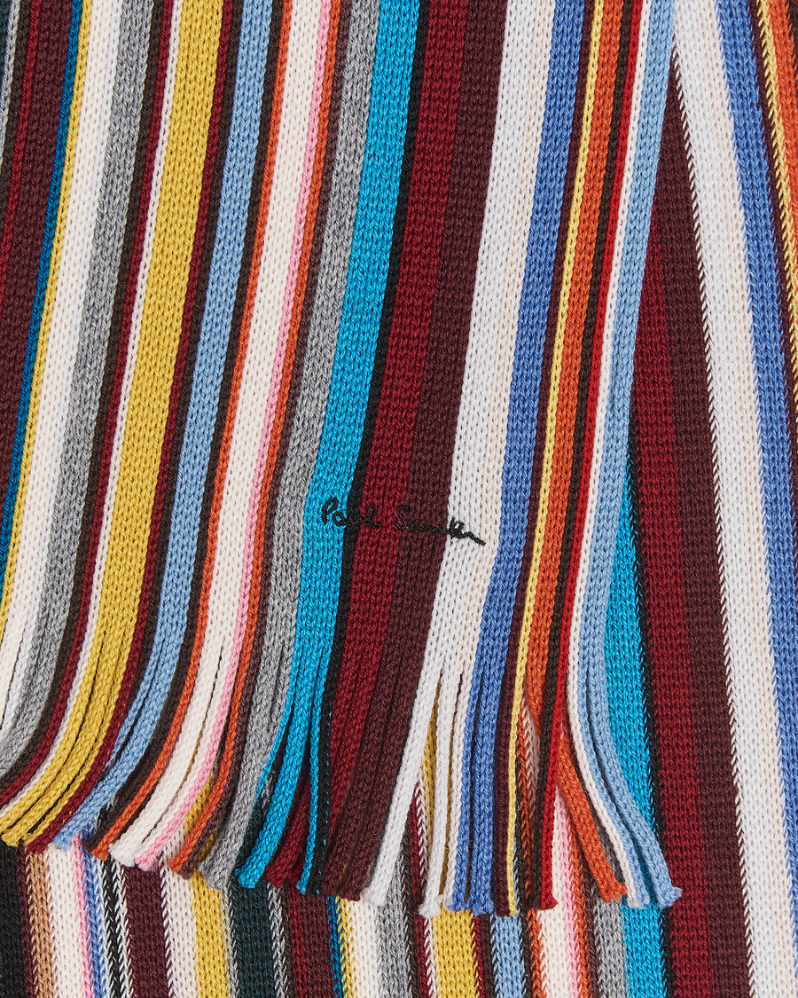 Men | Scarves | Paul Smith | Merino Wool Signature Scarf Multi