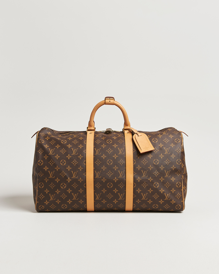 Men | Pre-Owned & Vintage Bags | Louis Vuitton Pre-Owned | Keepall 50 Monogram