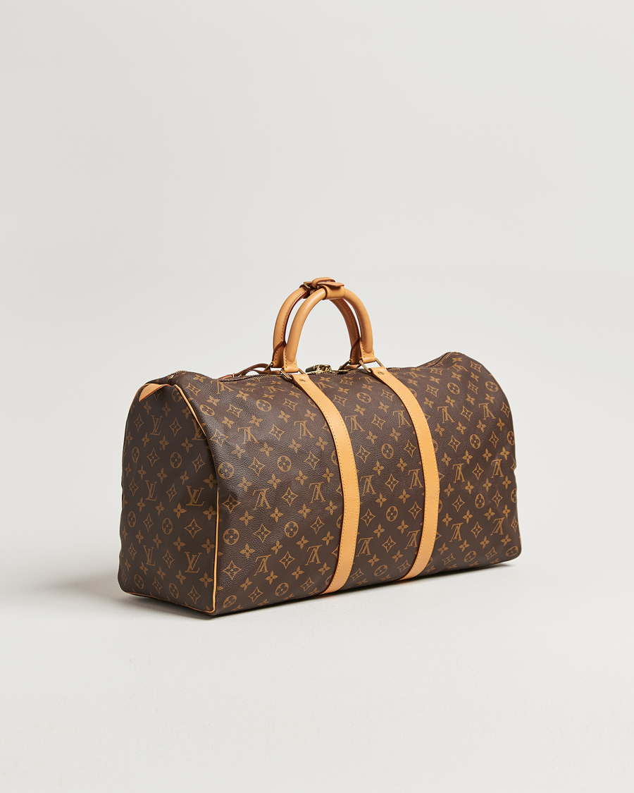 Men | Pre-Owned & Vintage Bags | Louis Vuitton Pre-Owned | Keepall 50 Monogram