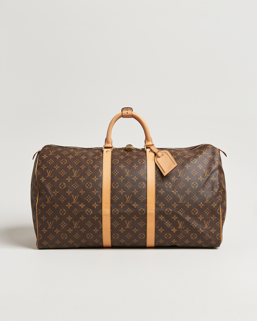 Men | Pre-Owned & Vintage Bags | Louis Vuitton Pre-Owned | Keepall 55 Monogram