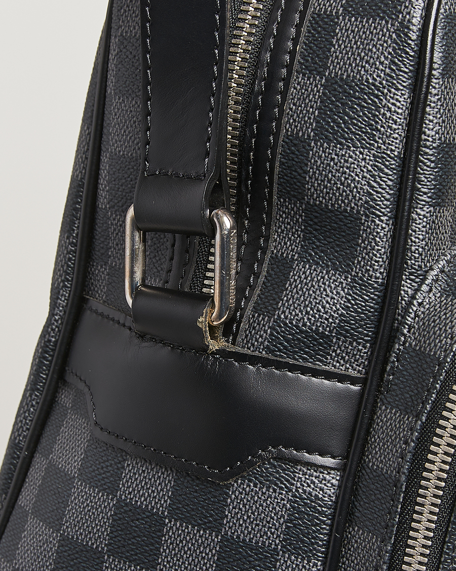 Men | Pre-Owned & Vintage Bags | Louis Vuitton Pre-Owned | Leoh Shoulder Bag Damier Graphite
