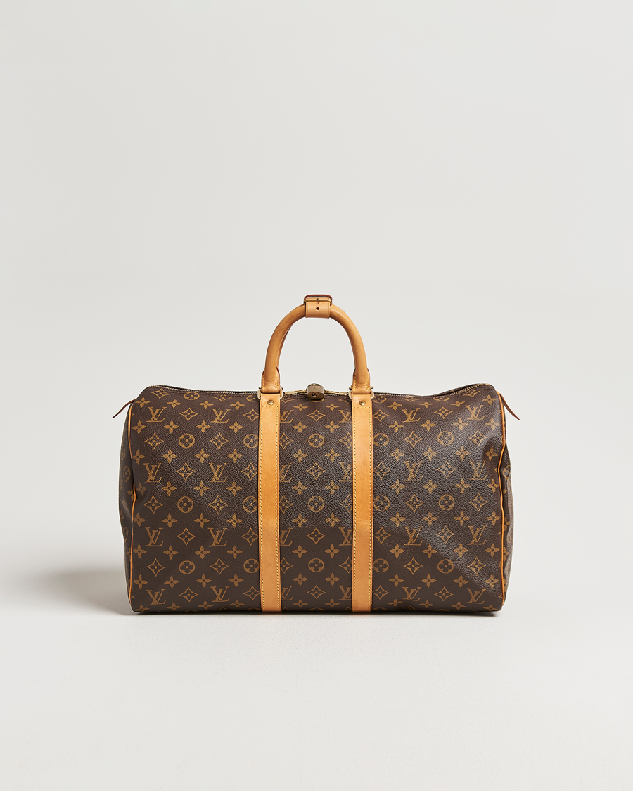 Men | Pre-Owned & Vintage Bags | Louis Vuitton Pre-Owned | Keepall 45 Monogram