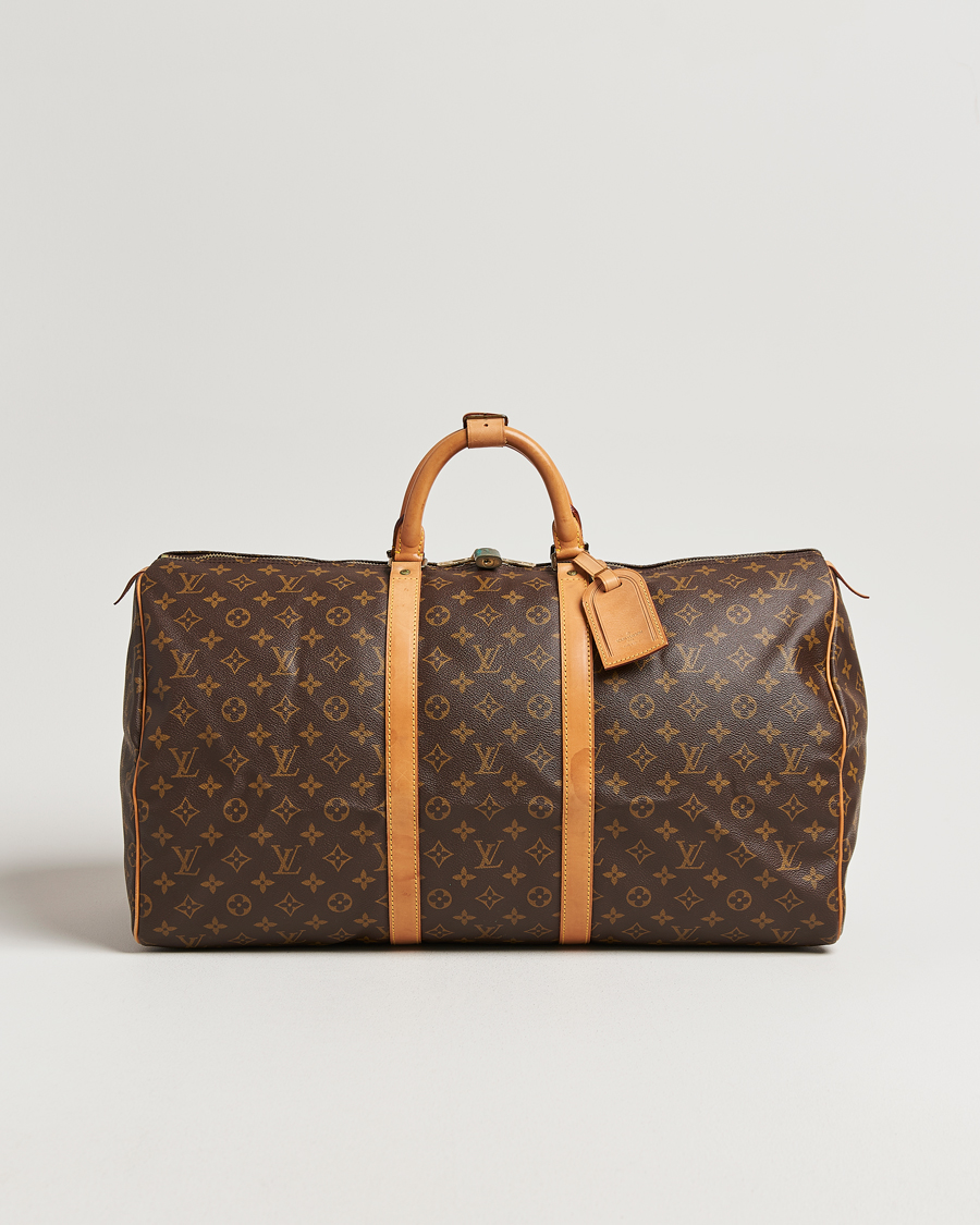 Men | Pre-Owned & Vintage Bags | Louis Vuitton Pre-Owned | Keepall 55 Monogram