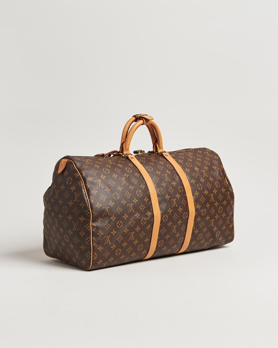 Men | Pre-Owned & Vintage Bags | Louis Vuitton Pre-Owned | Keepall 55 Monogram