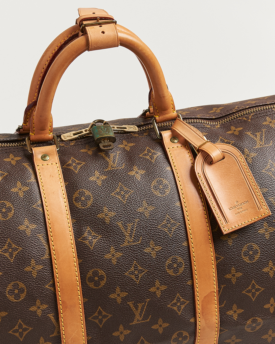 Men | Pre-Owned & Vintage Bags | Louis Vuitton Pre-Owned | Keepall 55 Monogram