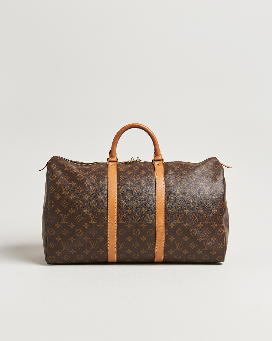 Men | Pre-Owned & Vintage Bags | Louis Vuitton Pre-Owned | Keepall 50 Monogram