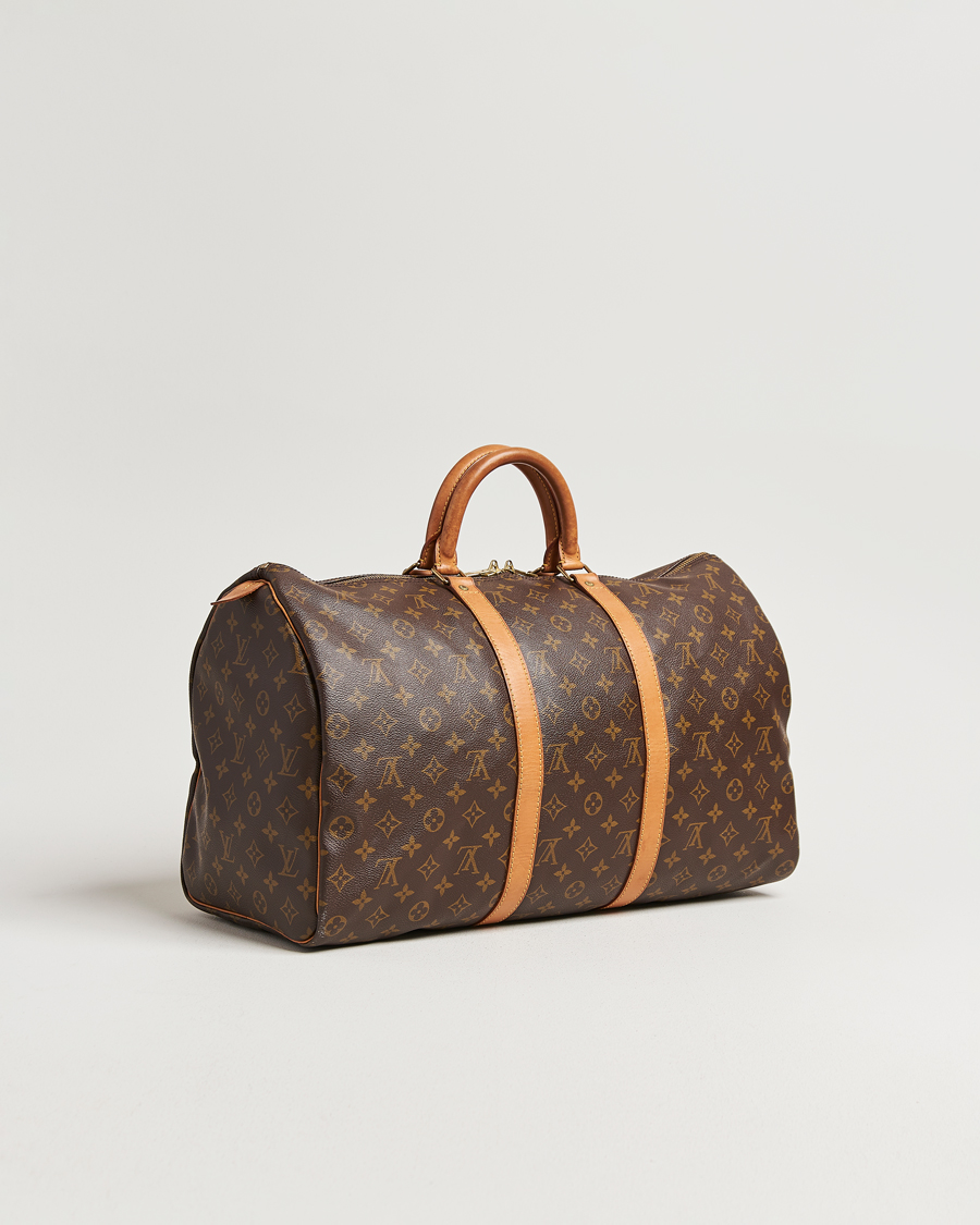 Men | Pre-Owned & Vintage Bags | Louis Vuitton Pre-Owned | Keepall 50 Monogram