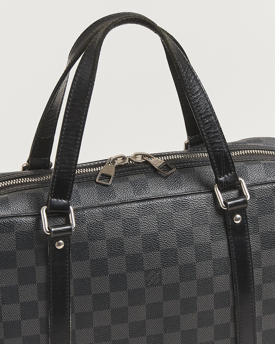 Men | Pre-Owned & Vintage Bags | Louis Vuitton Pre-Owned | Jorn Porte Documents Damier Graphite