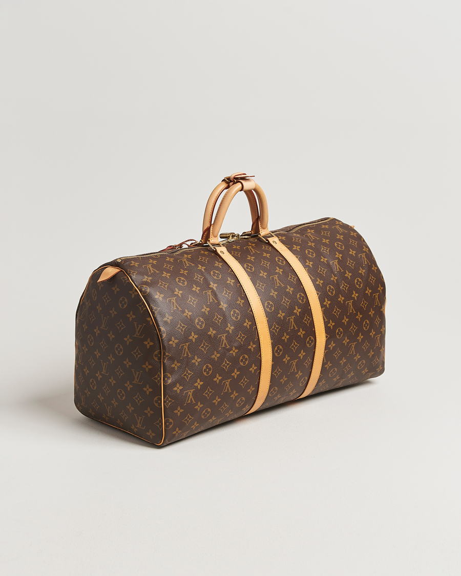 Men | Pre-Owned & Vintage Bags | Louis Vuitton Pre-Owned | Keepall 55 Monogram
