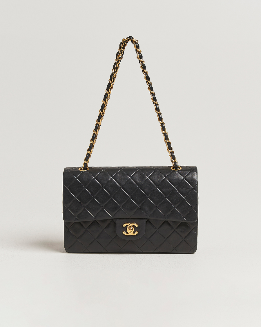Men | Pre-Owned & Vintage Bags | Chanel Pre-Owned | Classic Double Flap Medium Black