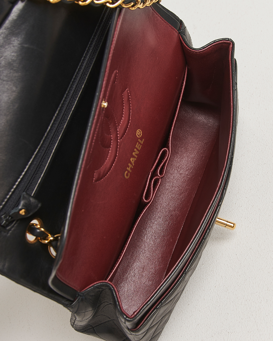 Men | Pre-Owned & Vintage Bags | Chanel Pre-Owned | Classic Double Flap Medium Black
