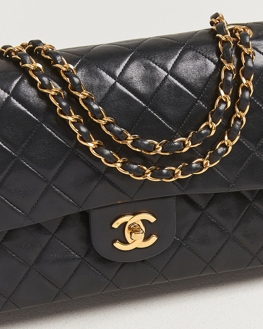 Men | Pre-Owned & Vintage Bags | Chanel Pre-Owned | Classic Double Flap Medium Black