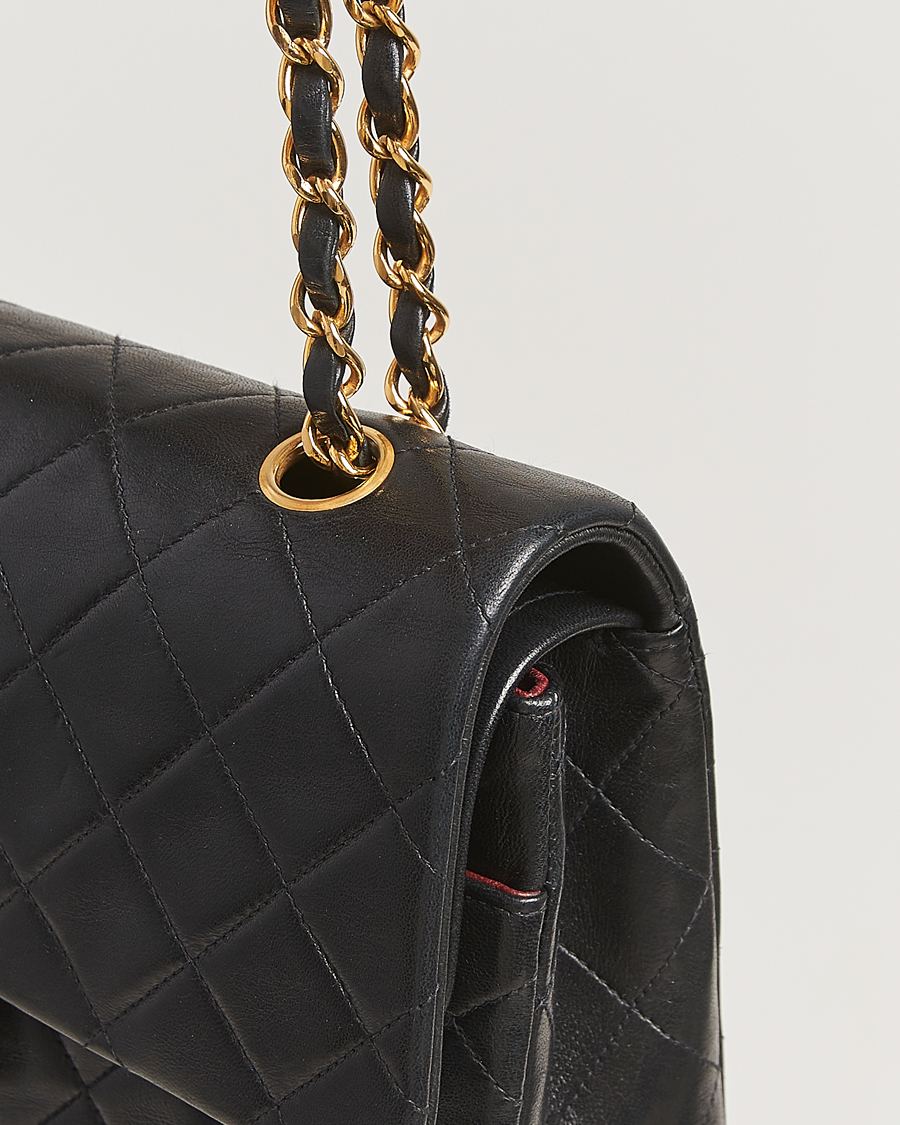 Men | Pre-Owned & Vintage Bags | Chanel Pre-Owned | Classic Double Flap Medium Black