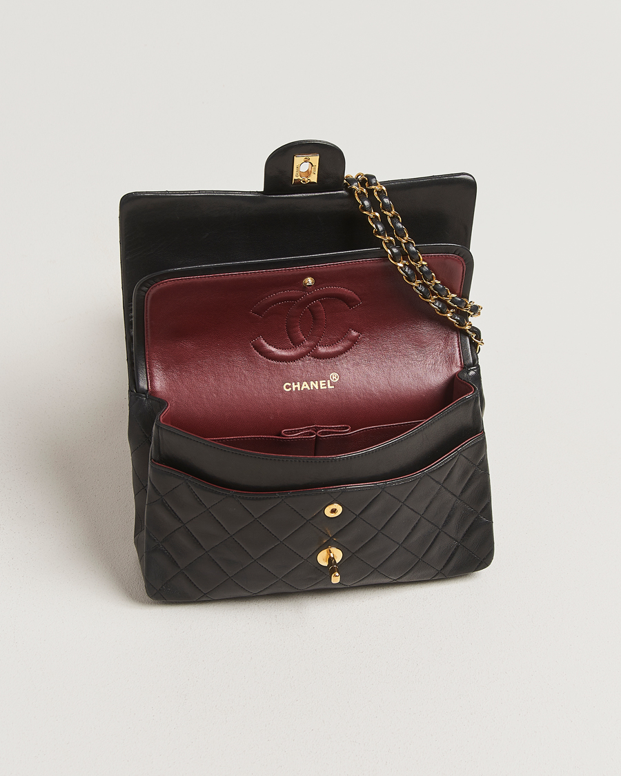 Men | Pre-Owned & Vintage Bags | Chanel Pre-Owned | Classic Double Flap Medium Black