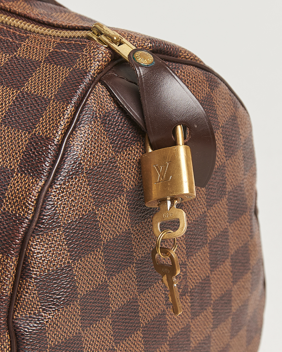Men | Pre-Owned & Vintage Bags | Louis Vuitton Pre-Owned | Speedy 30 Damier Ebene