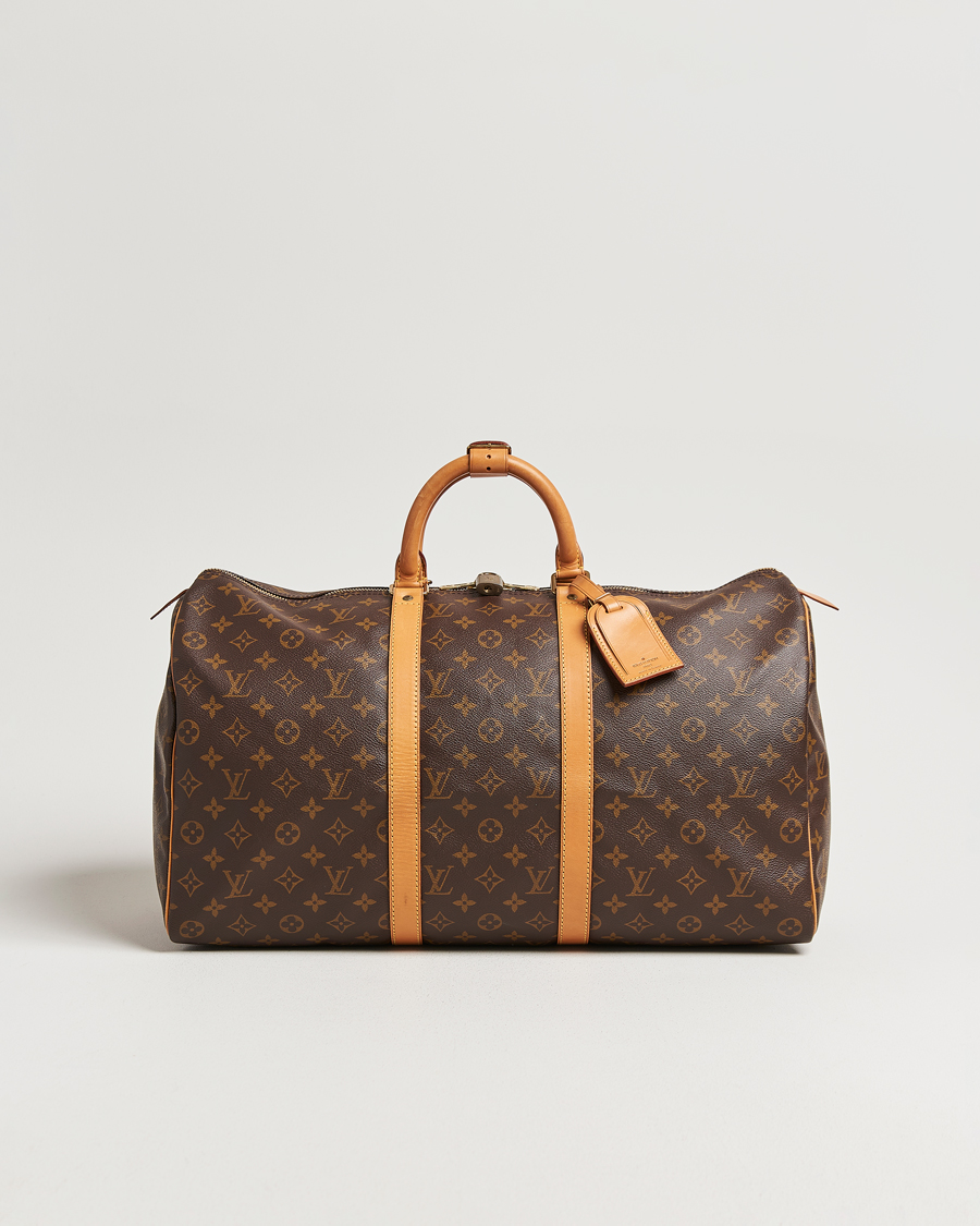 Men | Pre-Owned & Vintage Bags | Louis Vuitton Pre-Owned | Keepall 50 Monogram