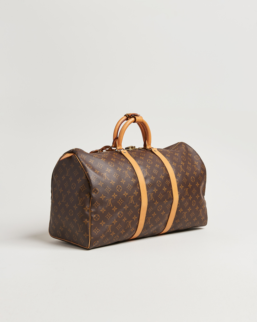 Men | Pre-Owned & Vintage Bags | Louis Vuitton Pre-Owned | Keepall 50 Monogram