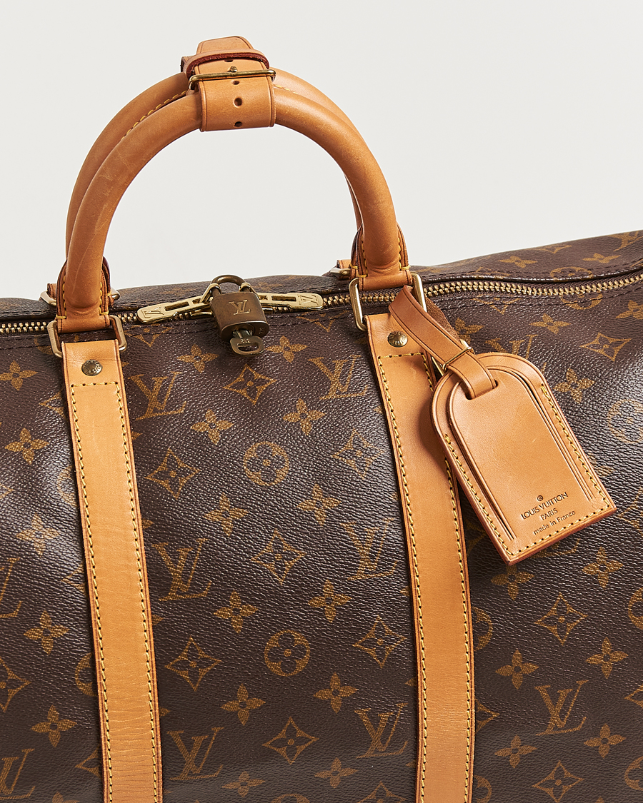 Men | Pre-Owned & Vintage Bags | Louis Vuitton Pre-Owned | Keepall 50 Monogram