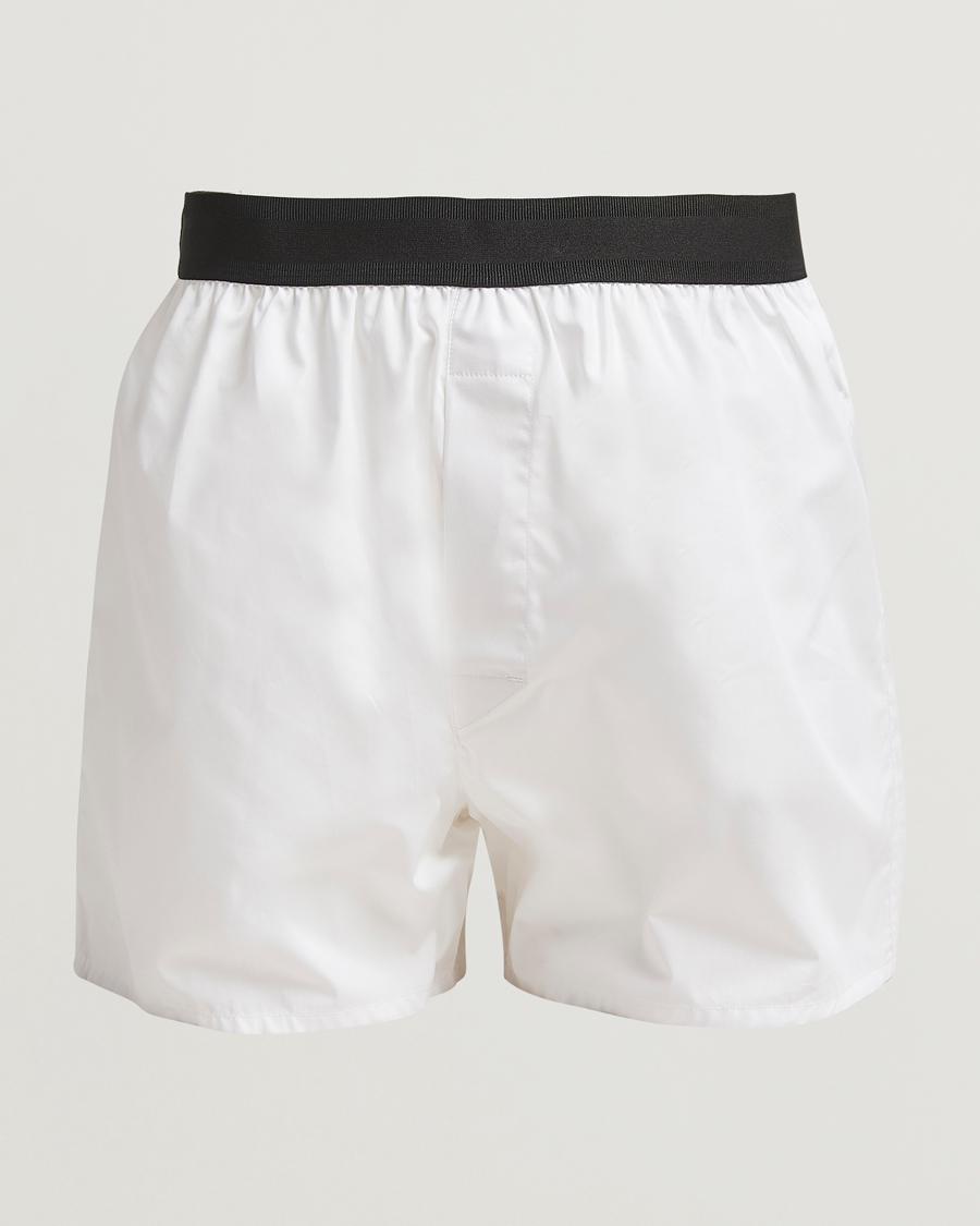 Men | Underwear & Socks | CDLP | Cotton Woven Boxer Shorts White