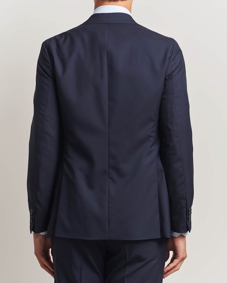 Men | Blazers | Oscar Jacobson | Ego Wool Blazer Blue