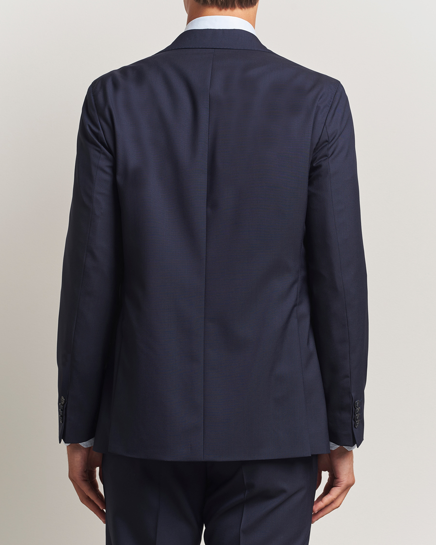 Men | Blazers | Oscar Jacobson | Fogerty Wool Blazer Blue