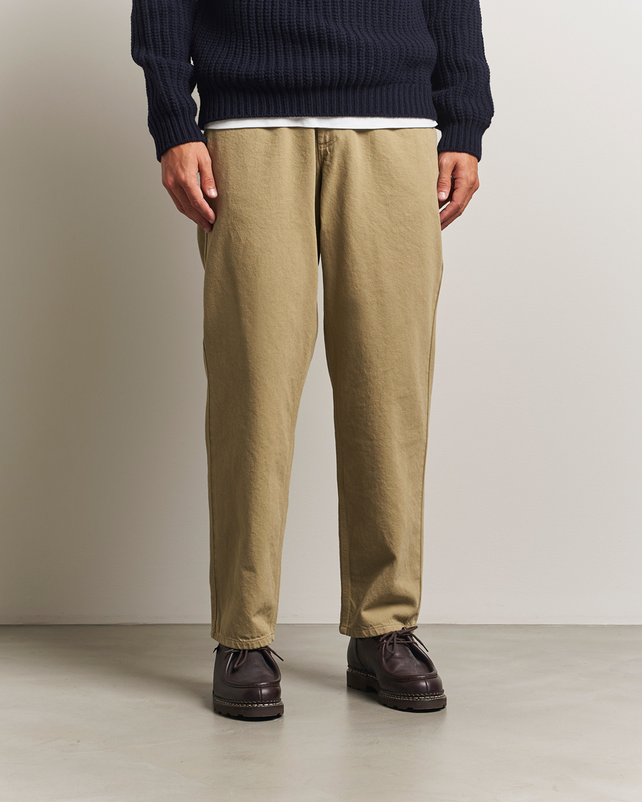 Men | Trousers | Forét | Clay Twill Pants Khaki