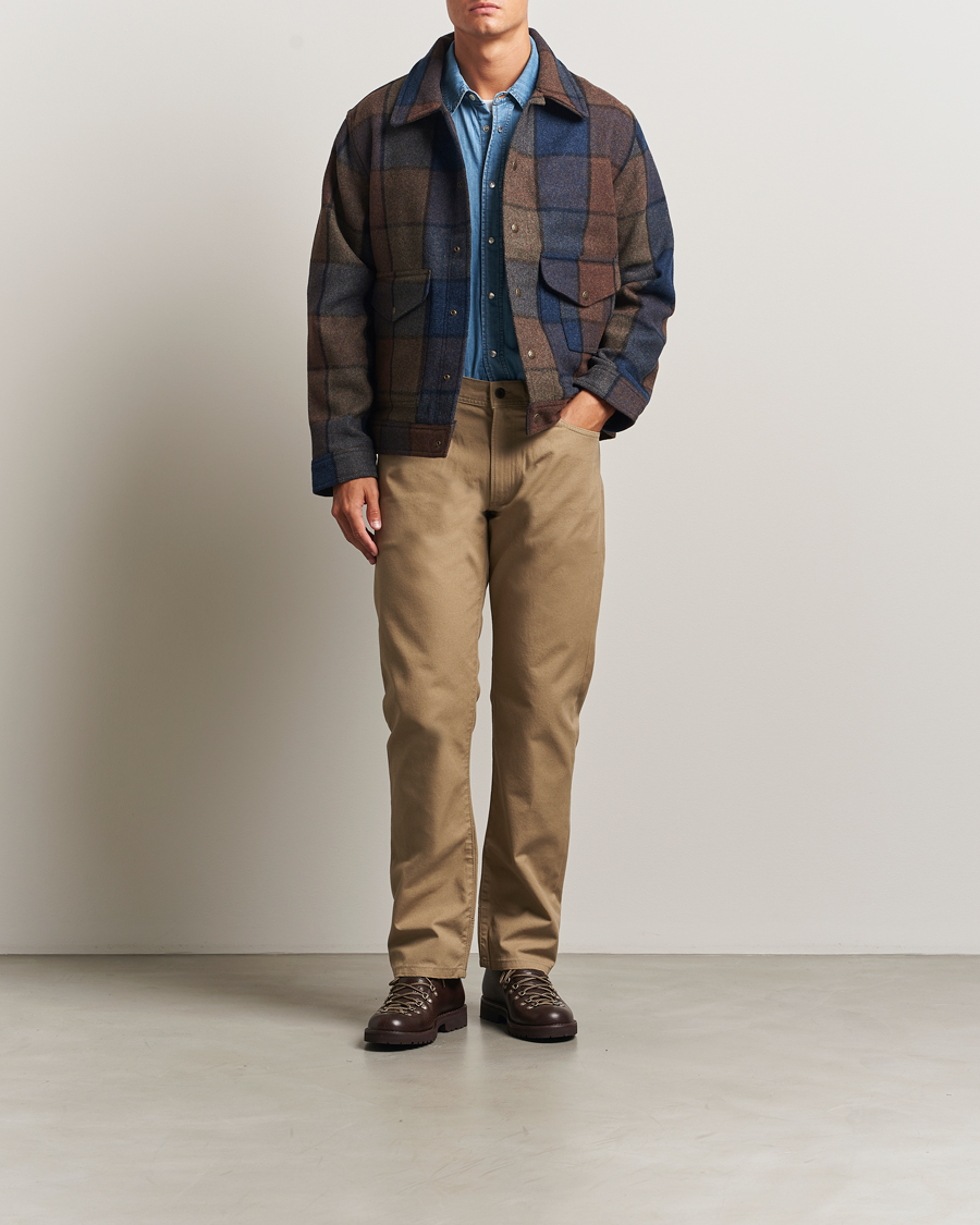 Men | Trousers | Filson | Dry Tin 5 Pocket Pants Khaki